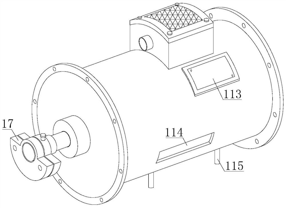 Medicinal material screening vibration motor