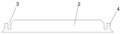 Bamboo board for box body combination and manufacturing method thereof