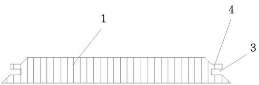 Bamboo board for box body combination and manufacturing method thereof