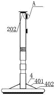 Guardrail for power construction