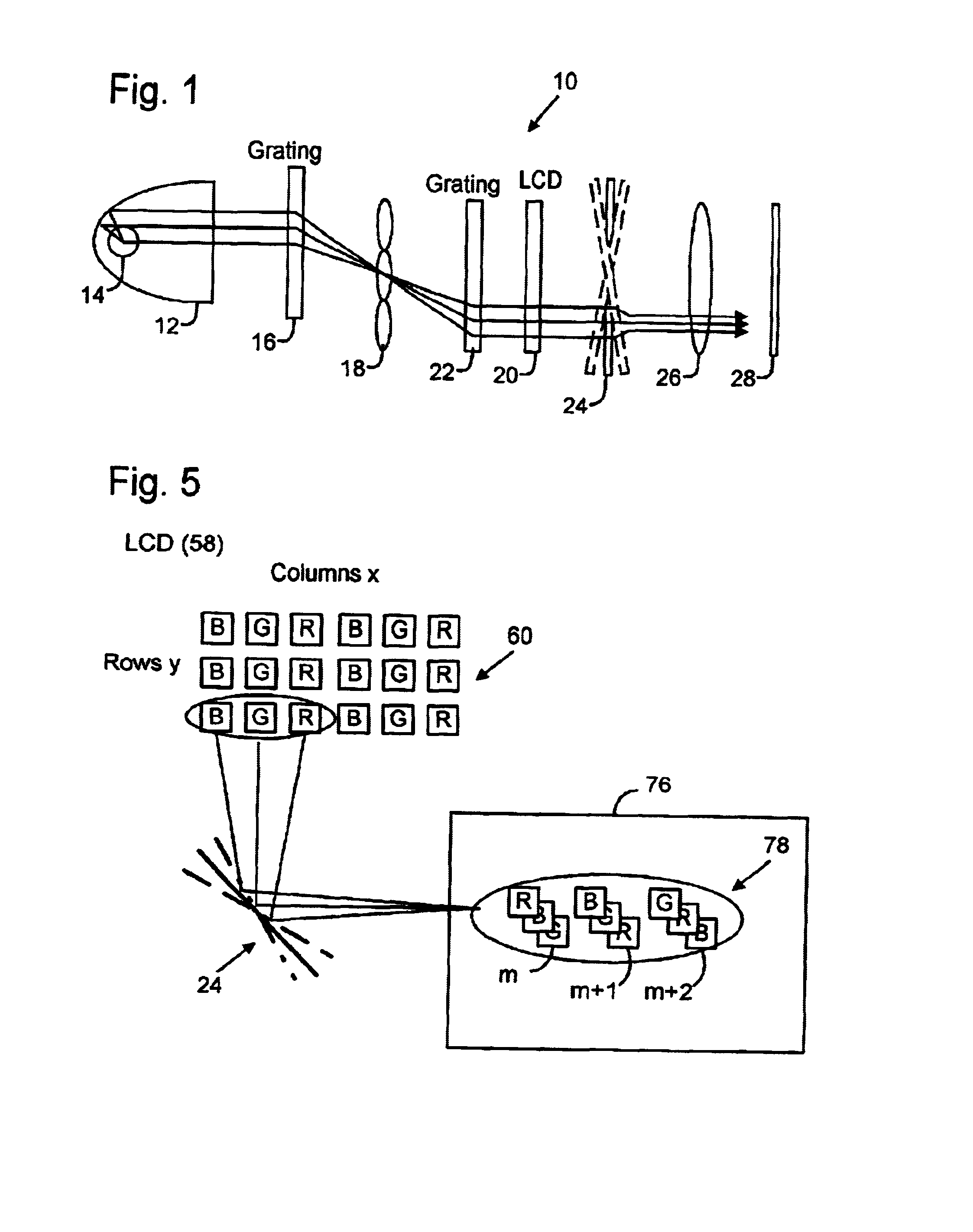 Dot-sequential color display system