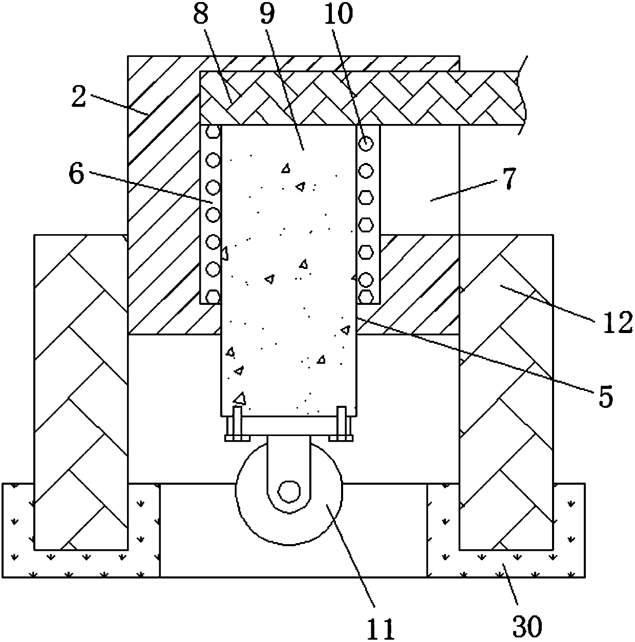 Automatic cooling alarm type computer convenient to move and fix