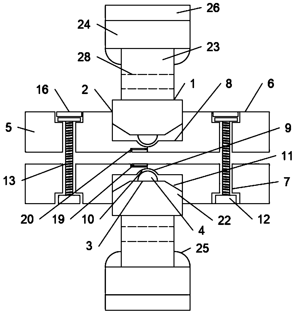 Combined self-locking automobile gear