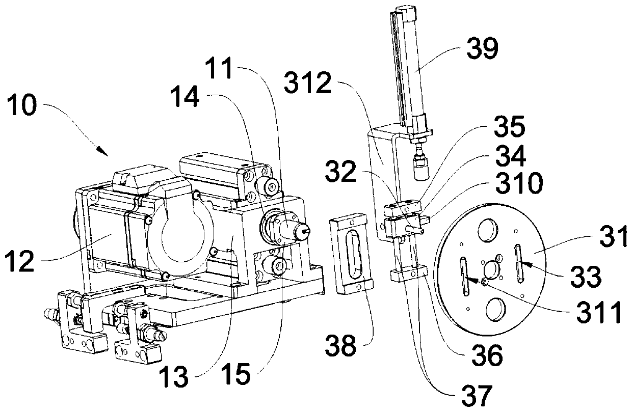 Carrier tape head end shifting and positioning mechanism for carrier tape automatic winding and collecting system