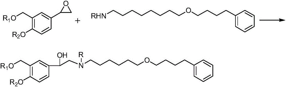 Preparation method of salmeterol base