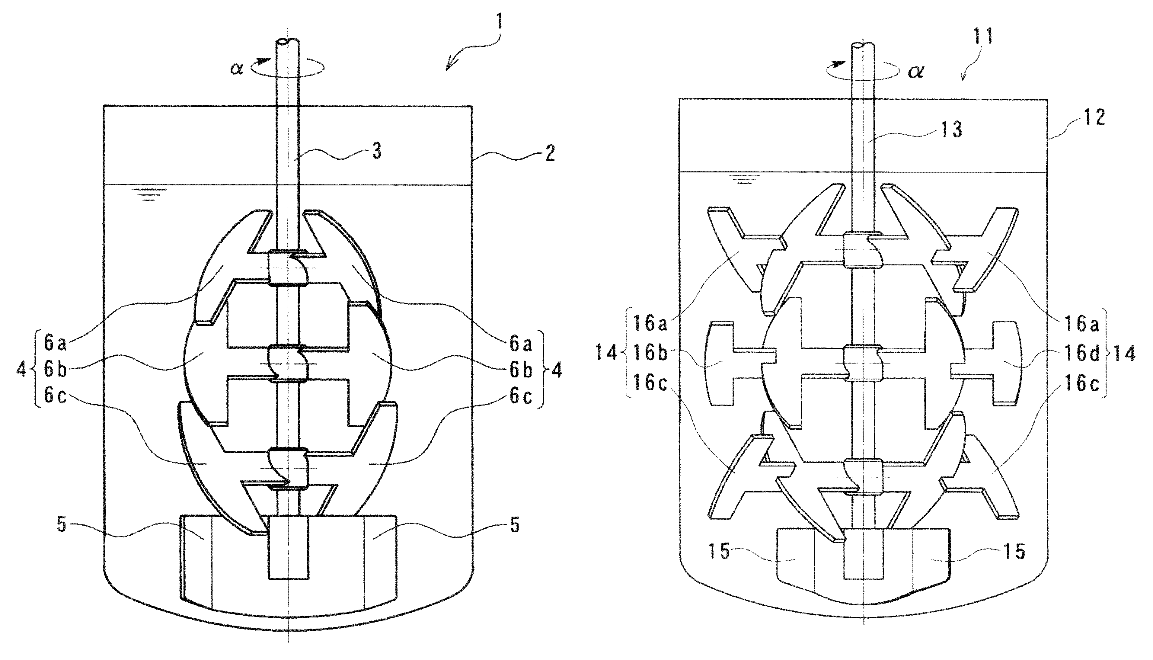 Agitation apparatus and agitation method