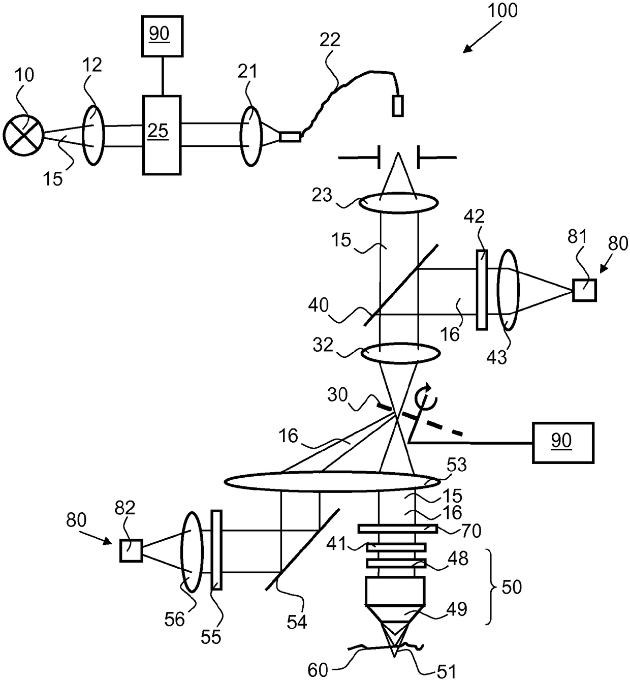 Light microscope and method for image recording using a light microscope