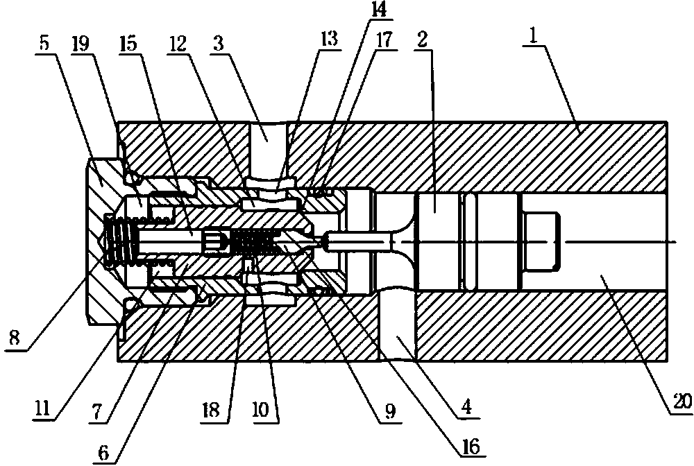 Hydraulic lock with pilot one-way valve