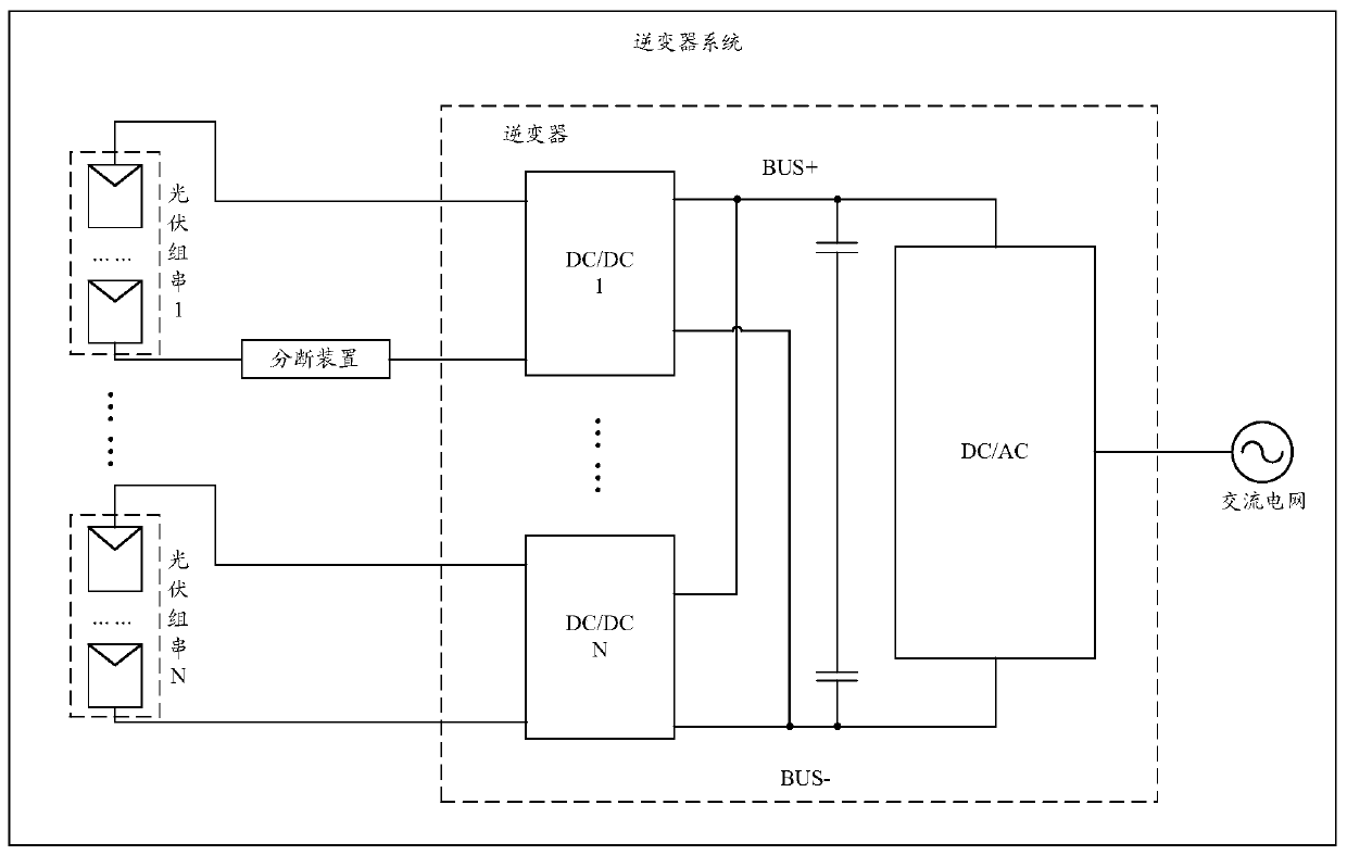 Breaking device and inverter system