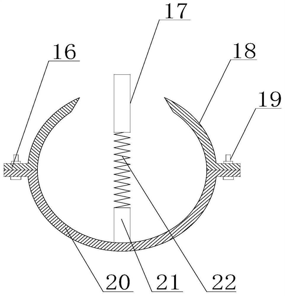 A sizing device based on the application of glass fiber yarn