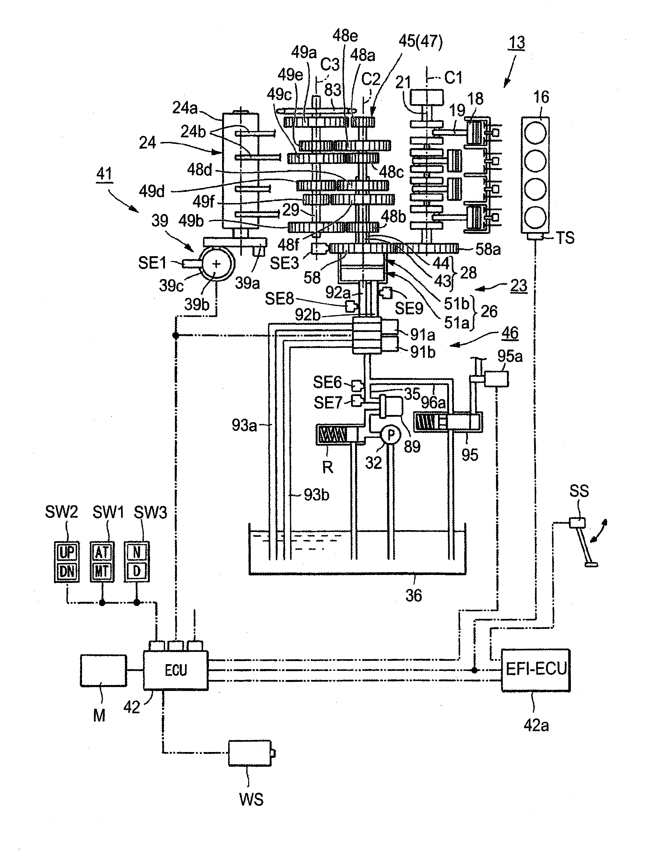 Speed change controlling apparatus for motorcycle