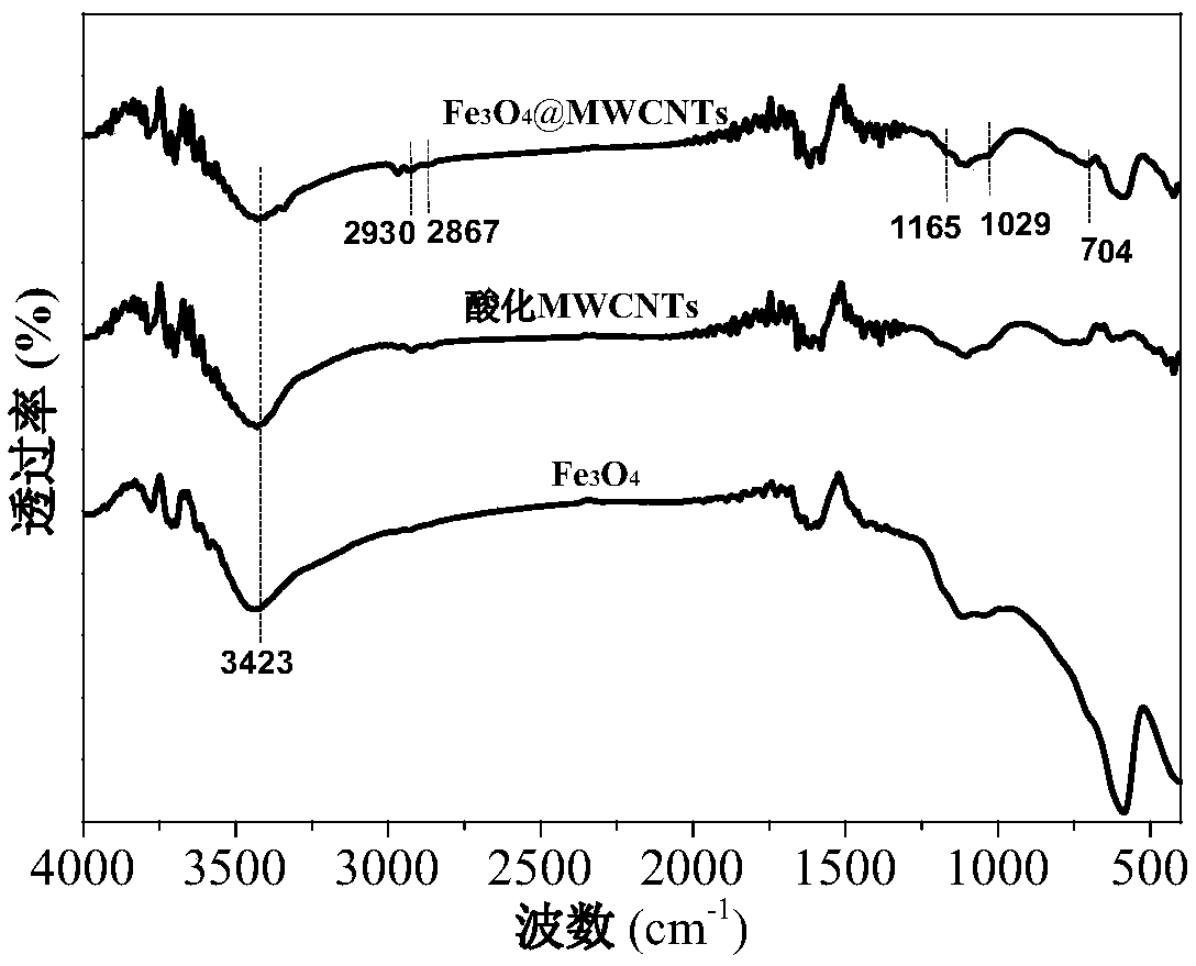 Preparation method of magnetic orientation carbon nano tube reinforced glass fiber epoxy composite material