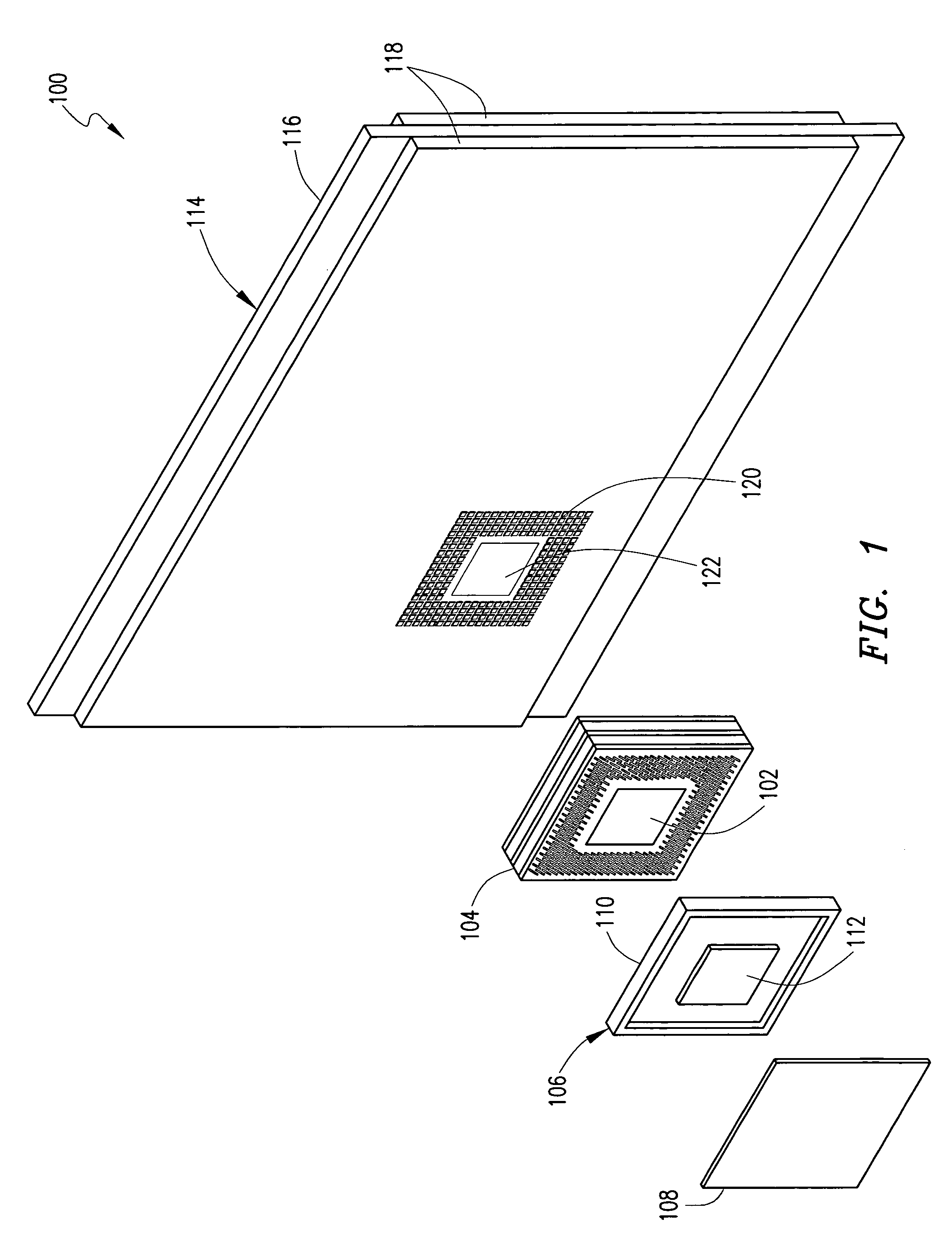 Interposer with integral heat sink