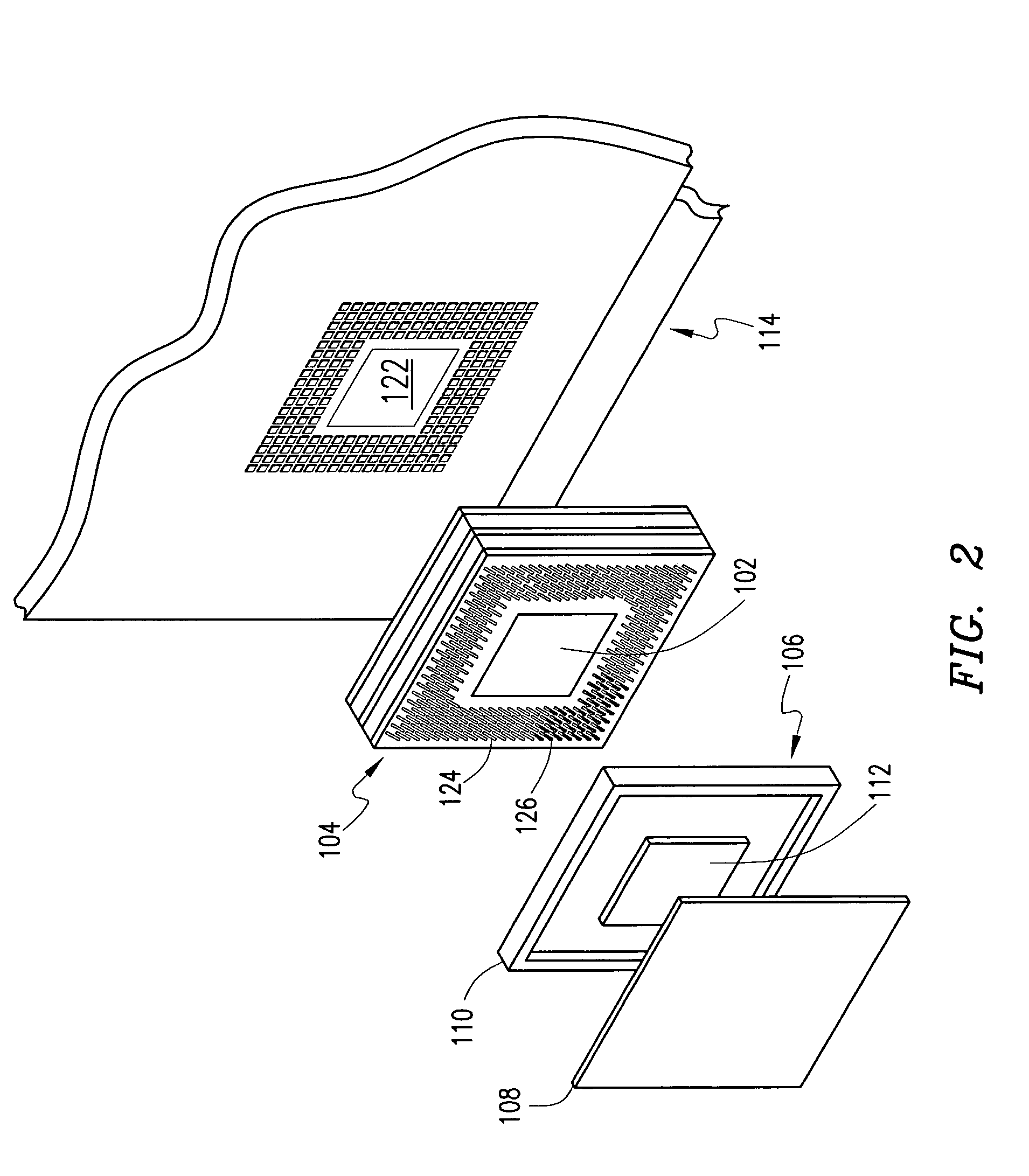 Interposer with integral heat sink