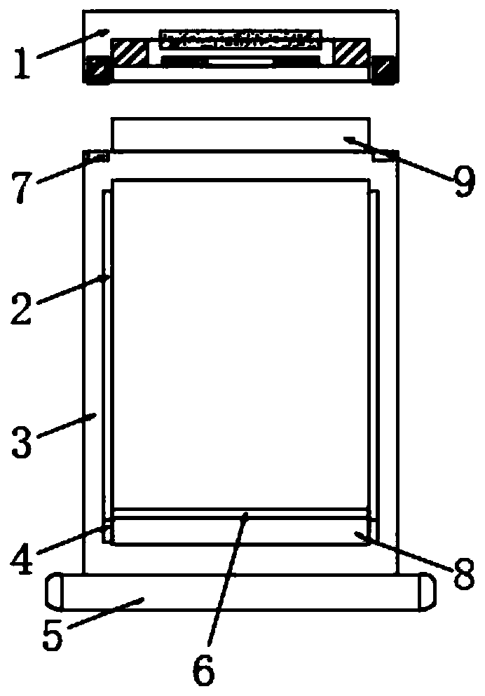 Dispensing tank for compound fertilizer anti-blocking agent production