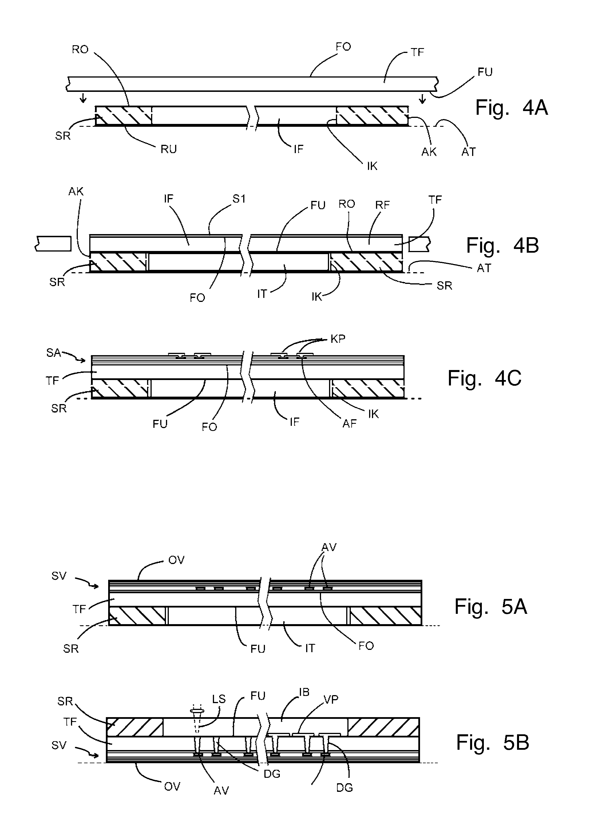 Method for producing a flexible circuit configuration