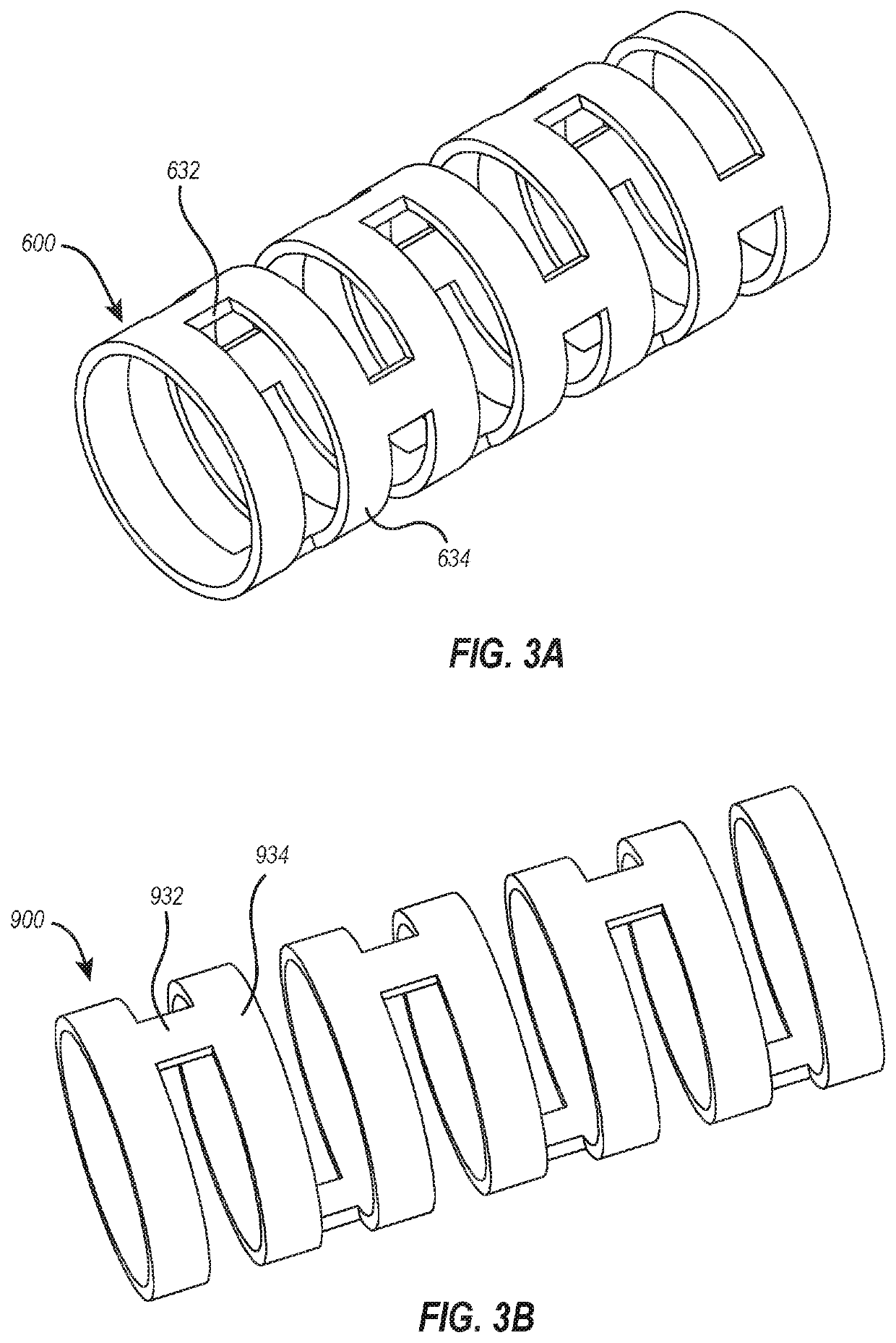 Micro-fabricated medical device having a non-helical cut arrangement