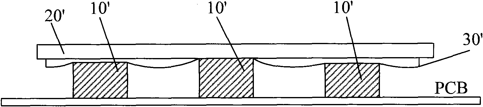 Radiating device