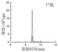 Method for measuring biogenic amine in tobaccos