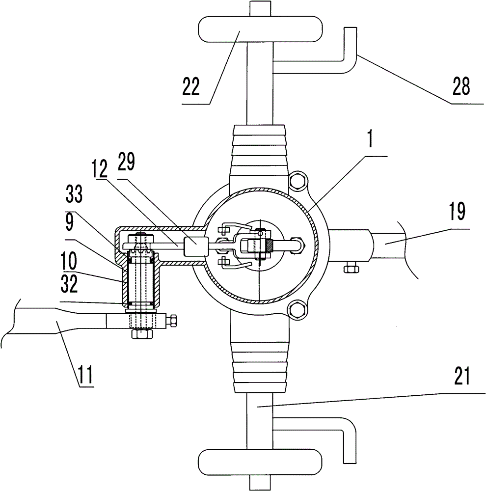 Manual surface type biogas discharge pump