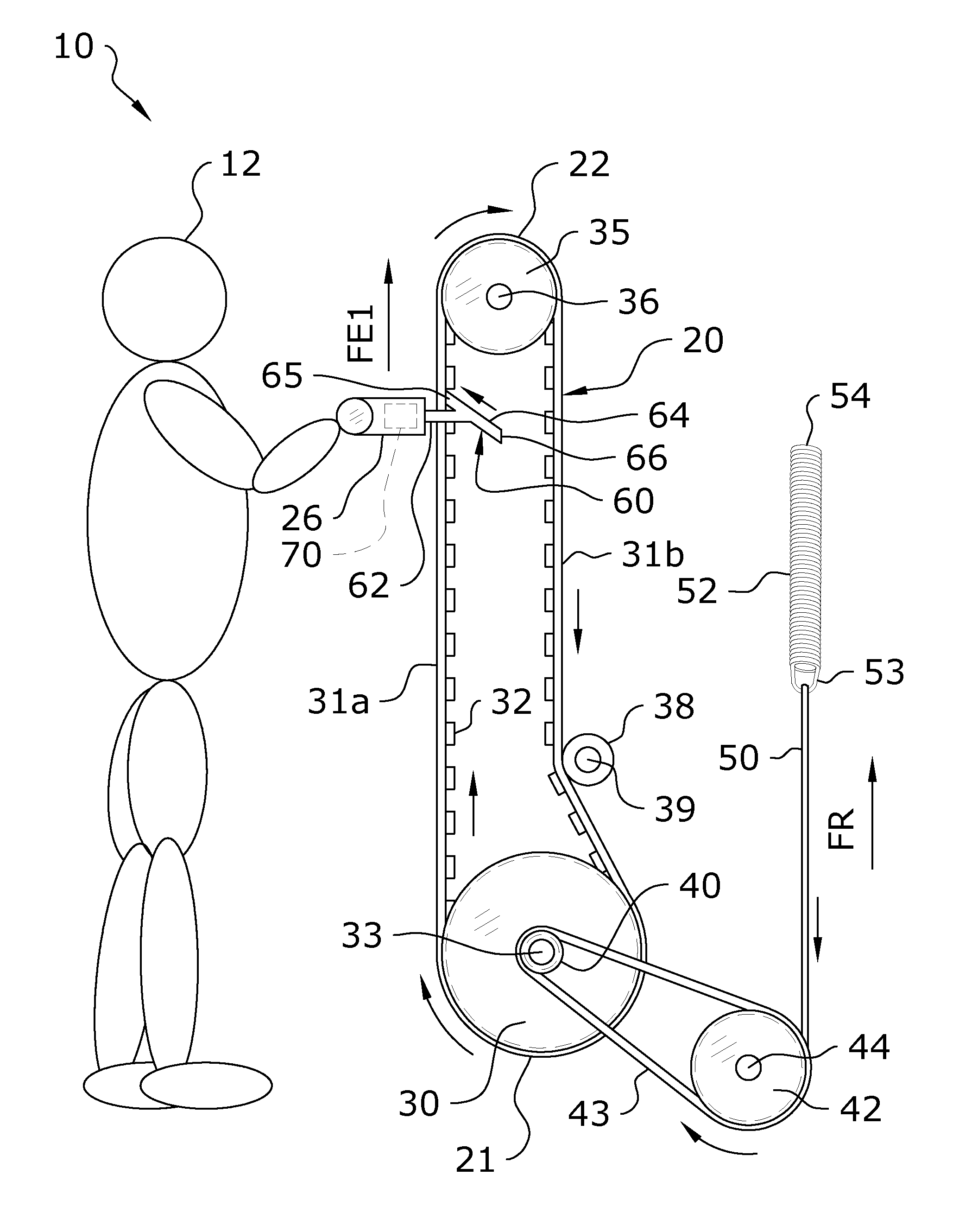 Exercise Machine Reversible Resistance System