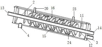 A three-phase interactive eddy current heat exchanger