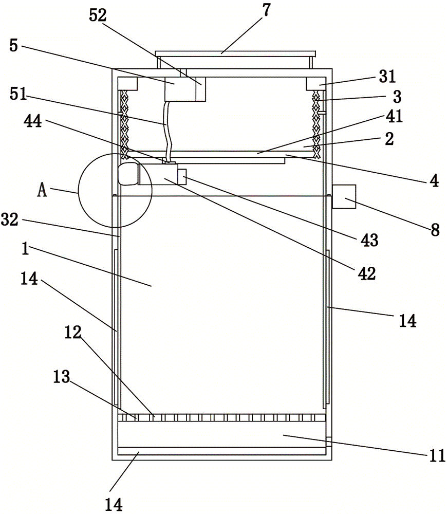 Gas cleaning type garbage can