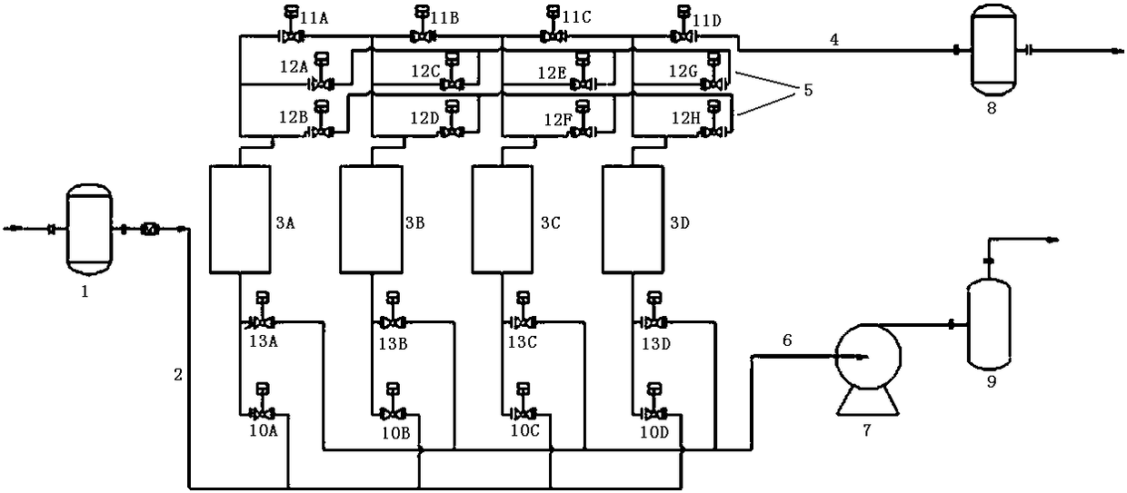 Method and device for separating high-purity CO2 from CO2-containing raw gas