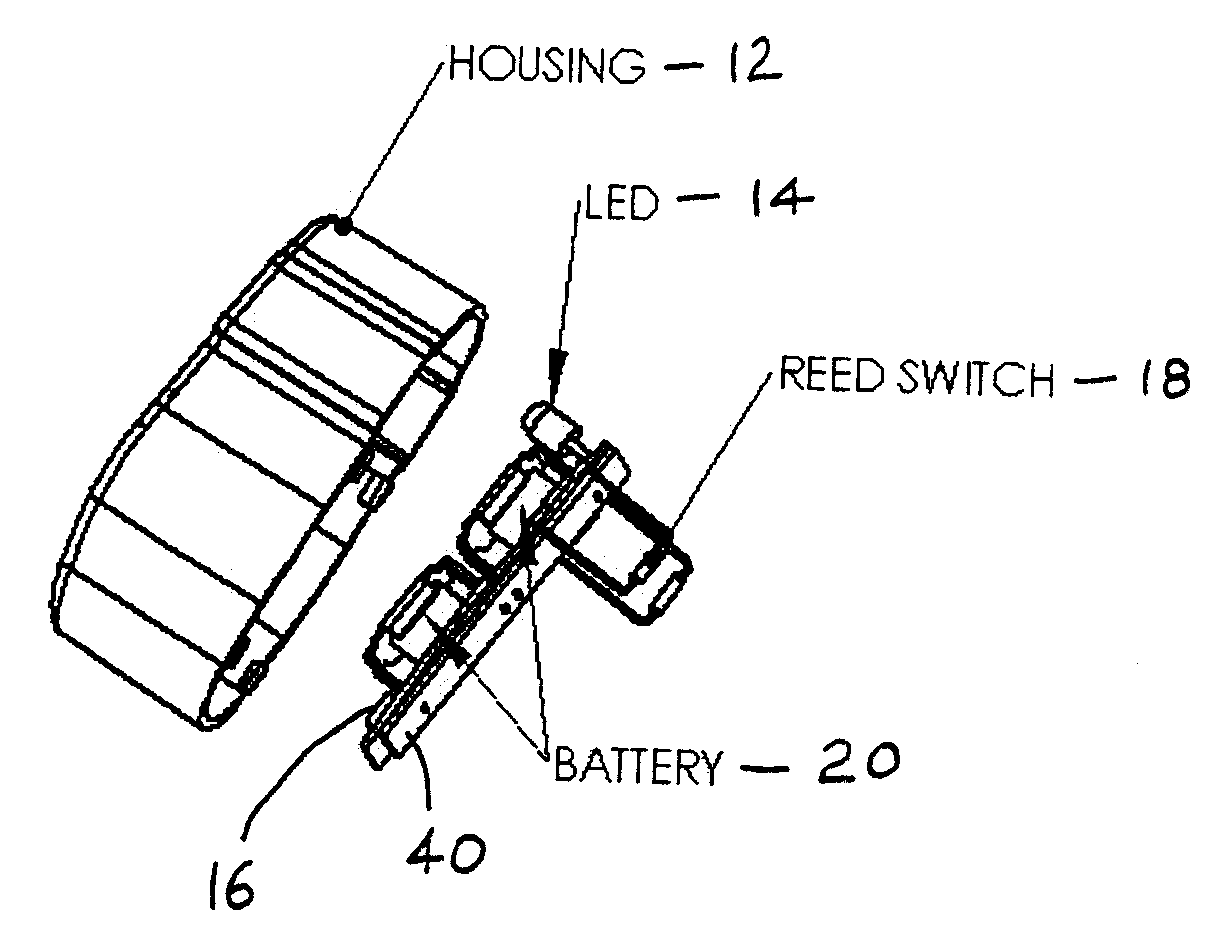 Illuminated deadbolt handle assembly