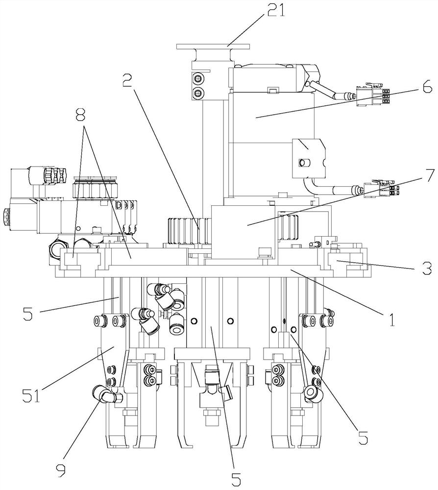 Compressor foot pad clamp