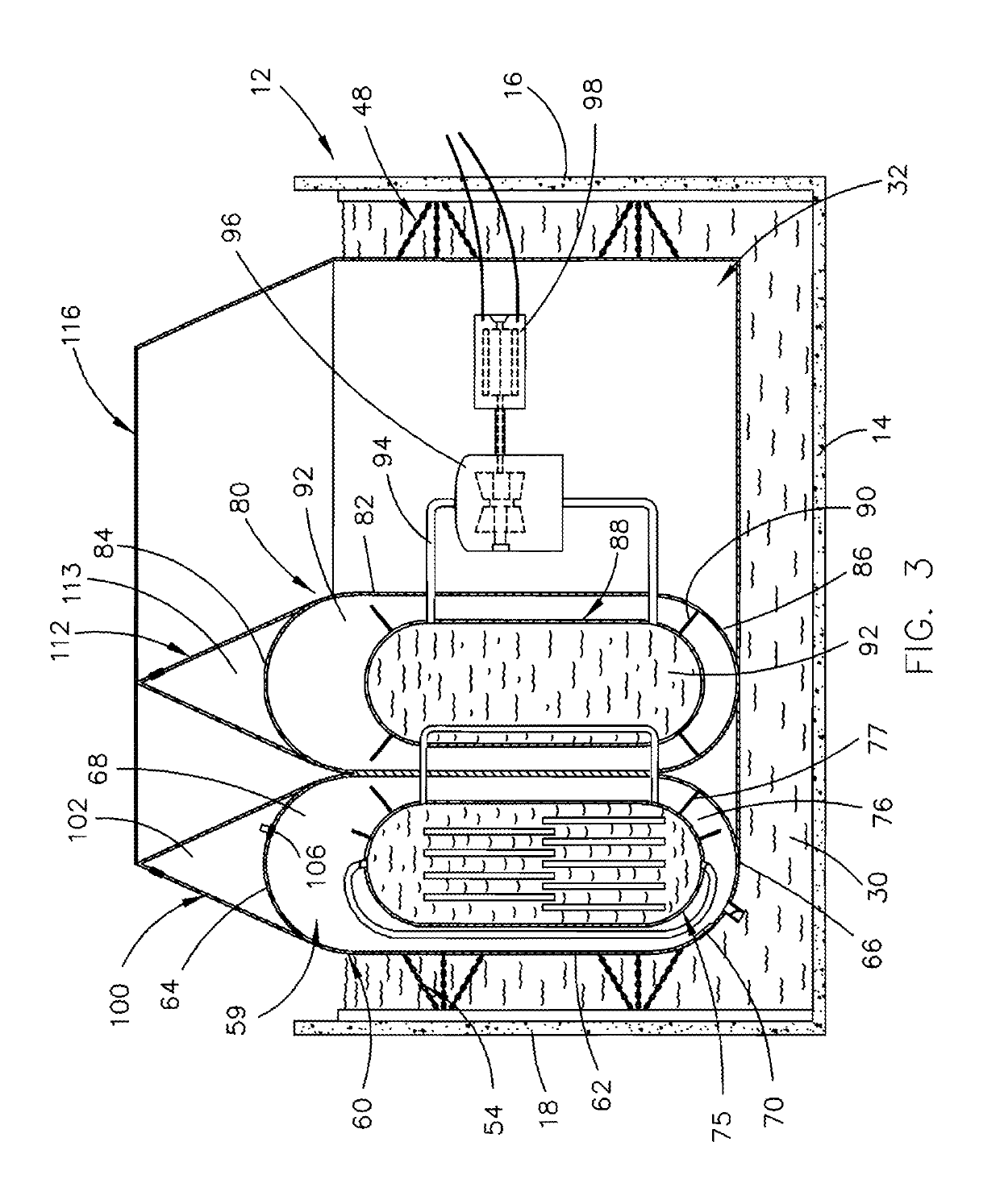 Floating nuclear reactor protection system