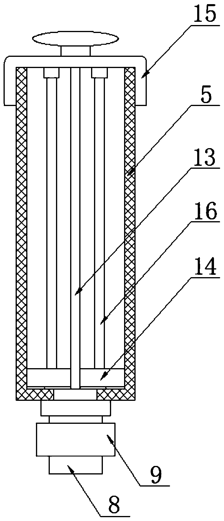 Device and method for preparing whitening and freckle-removing mask liquid