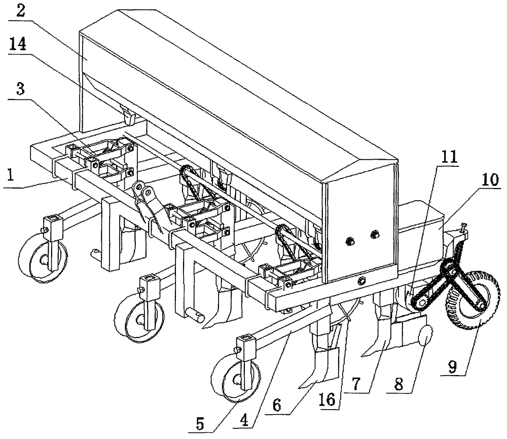 No-tillage profiling precision seeder