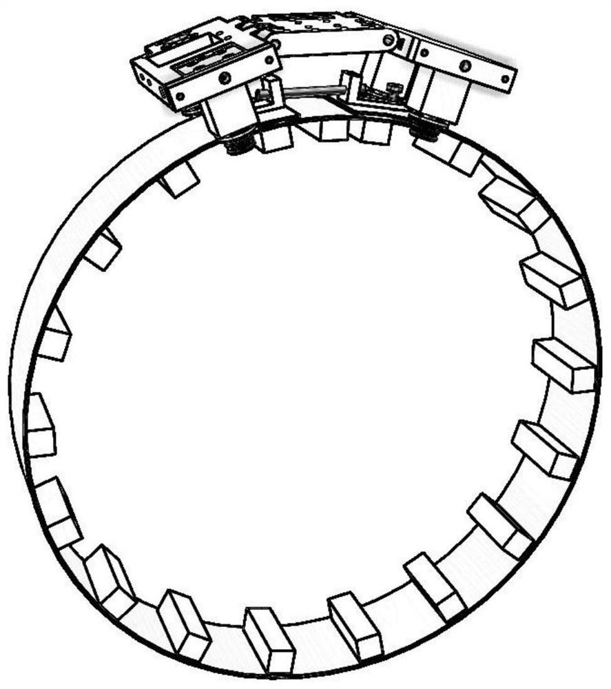 All-position automatic welding traveling device and track