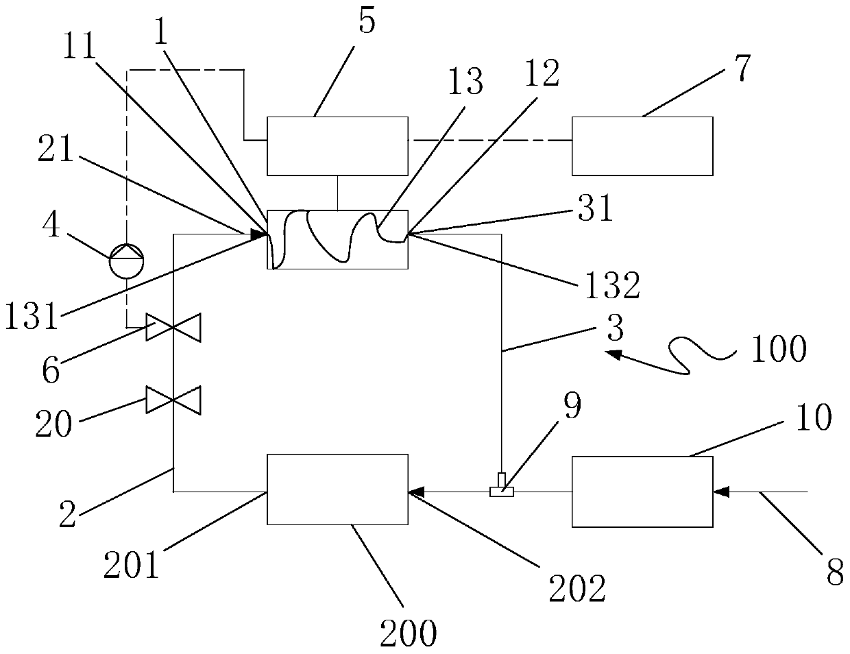 A kind of urea tank heating system for vehicle and heating method thereof