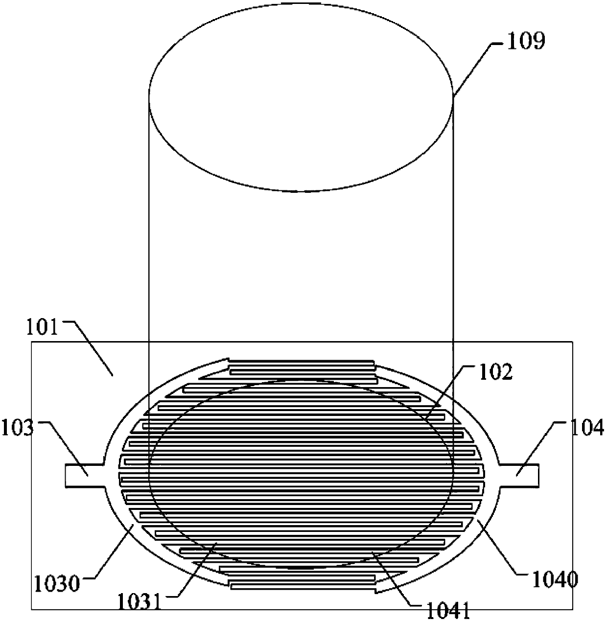 Wiring structure of sample detection pore plate, and sample detection pore plate