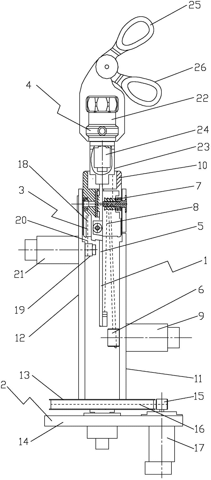 A mechanical console for medical simulation training