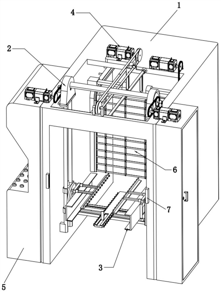 Blanking device of printing equipment