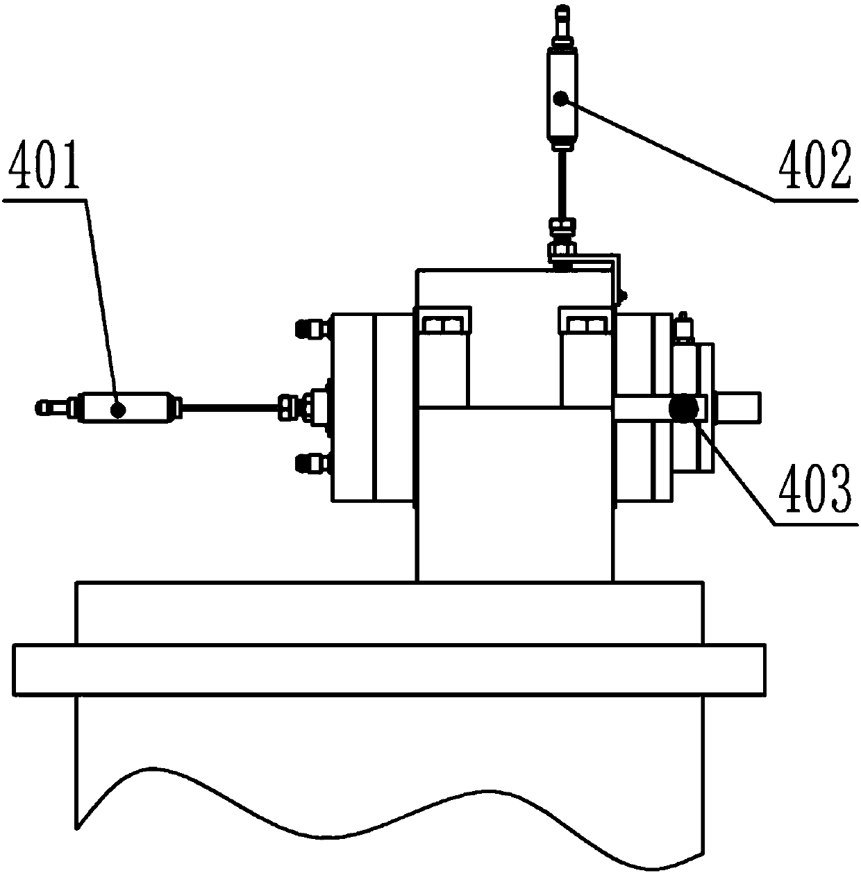 A high-speed grease testing machine