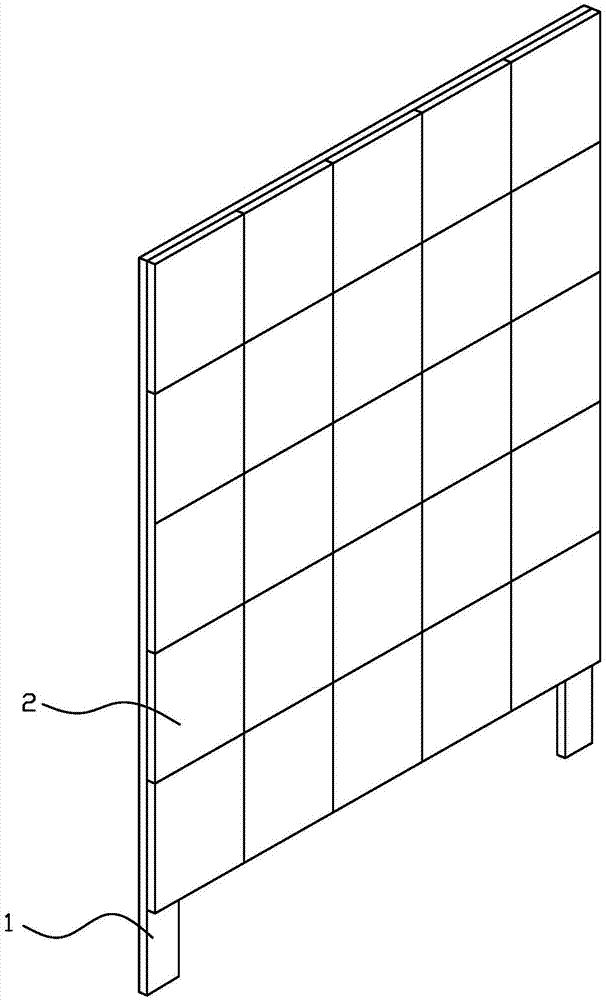 Large modular touch-control display screen