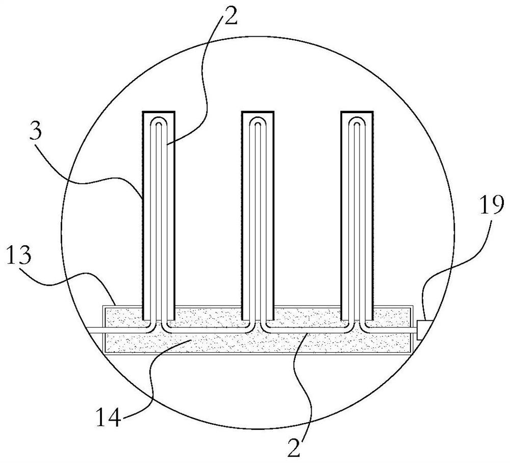 Solar glass evacuated collector tube pressure-bearing series heat collector