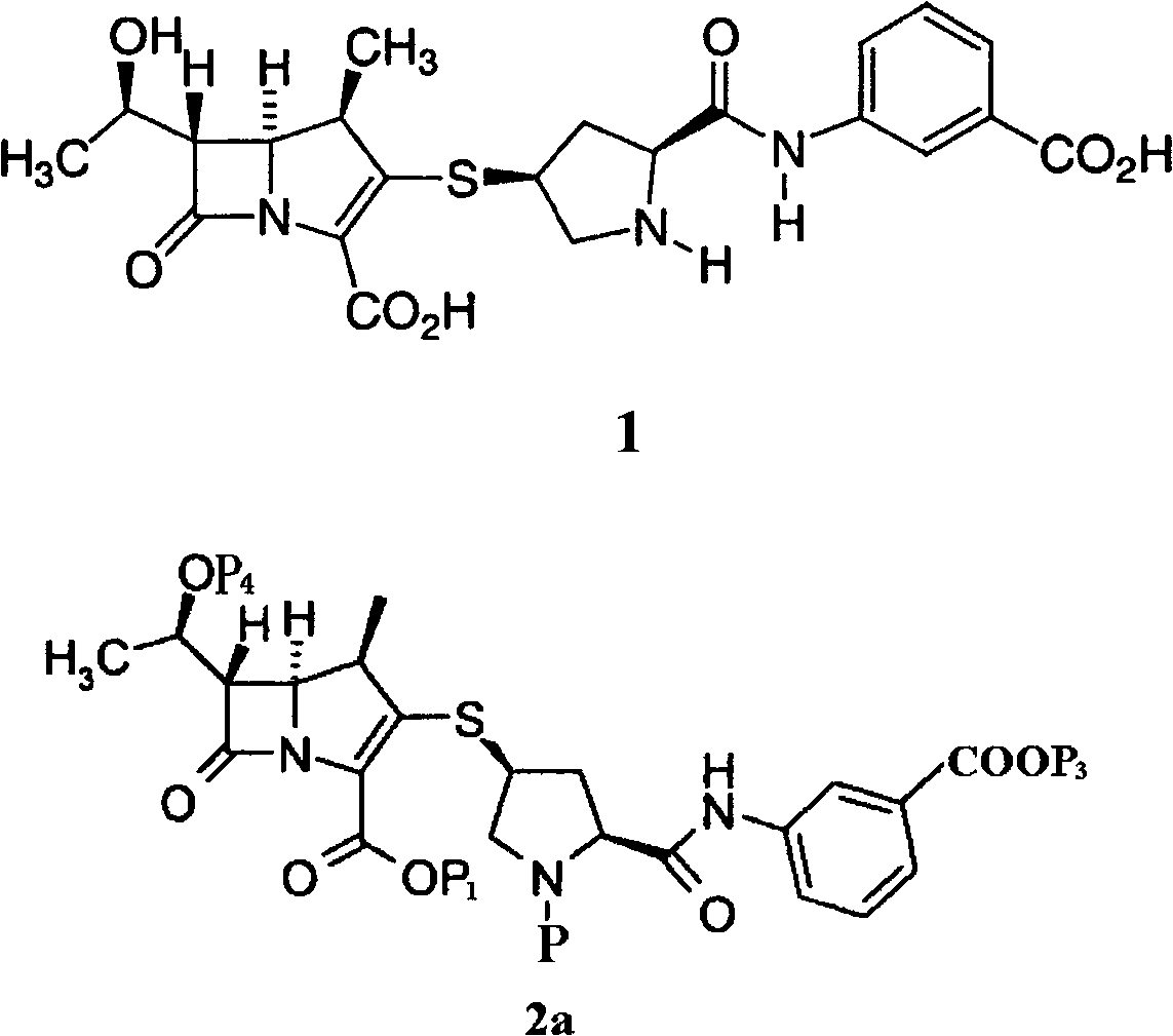 Preparation method of ertapenem and its sodium salt