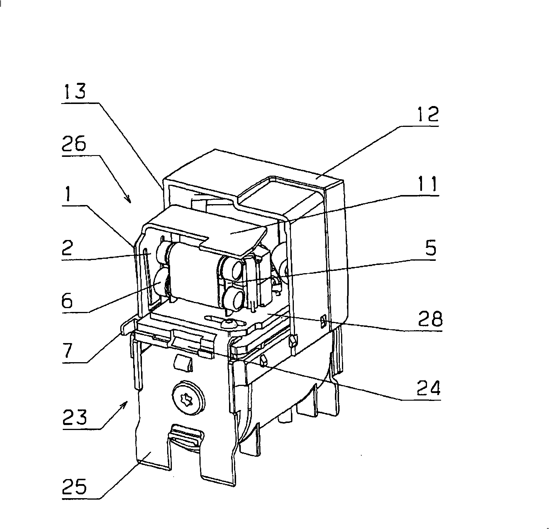 Pluggable surge arrester comprising one or several surge protection elements