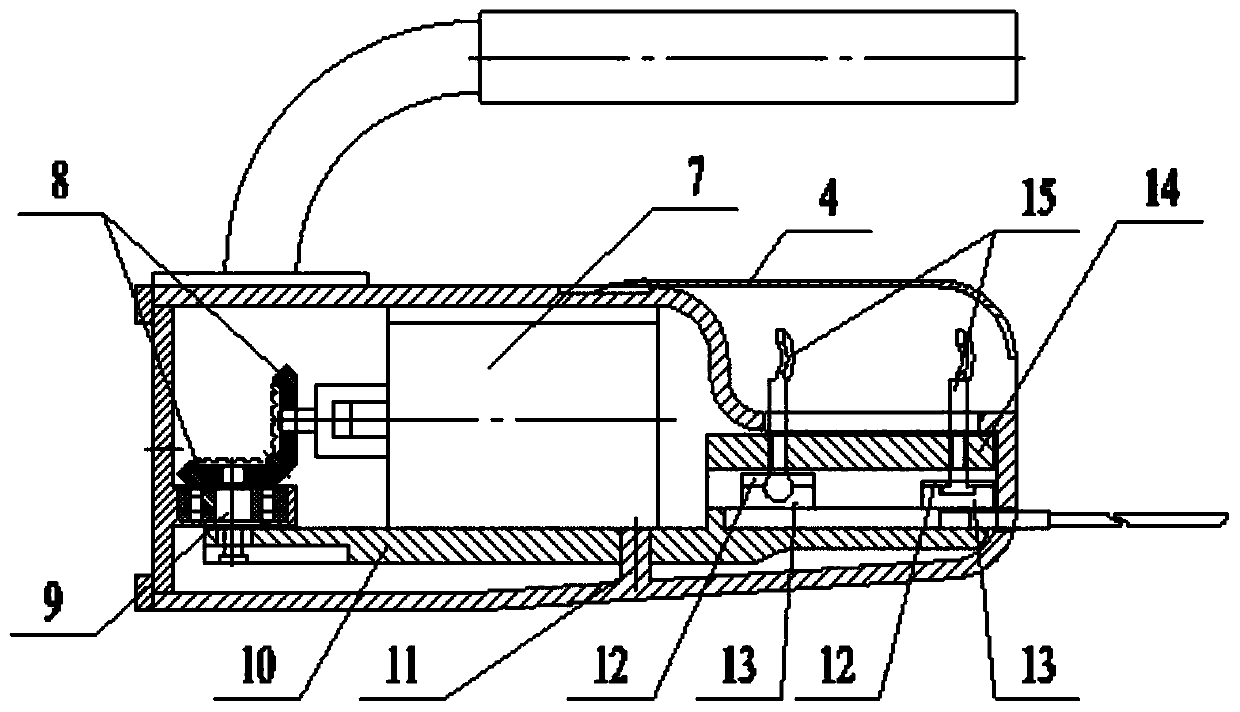 A surface grinding device