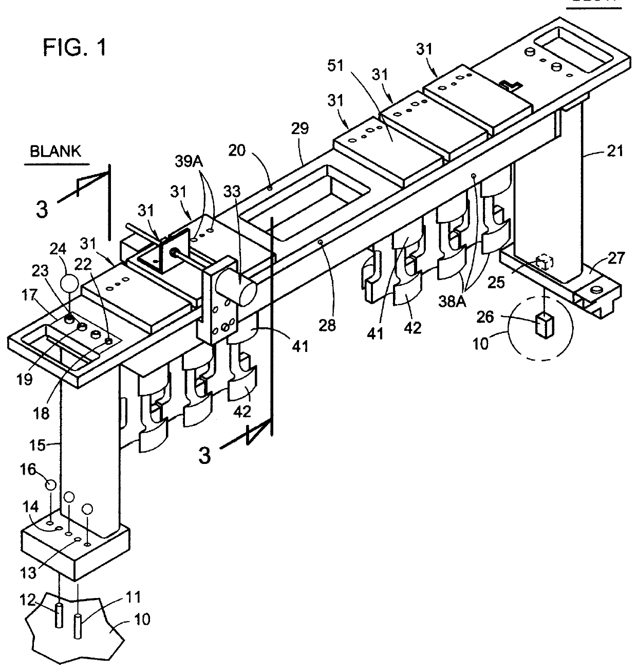 Aligning fixture for mold opening and closing mechanism