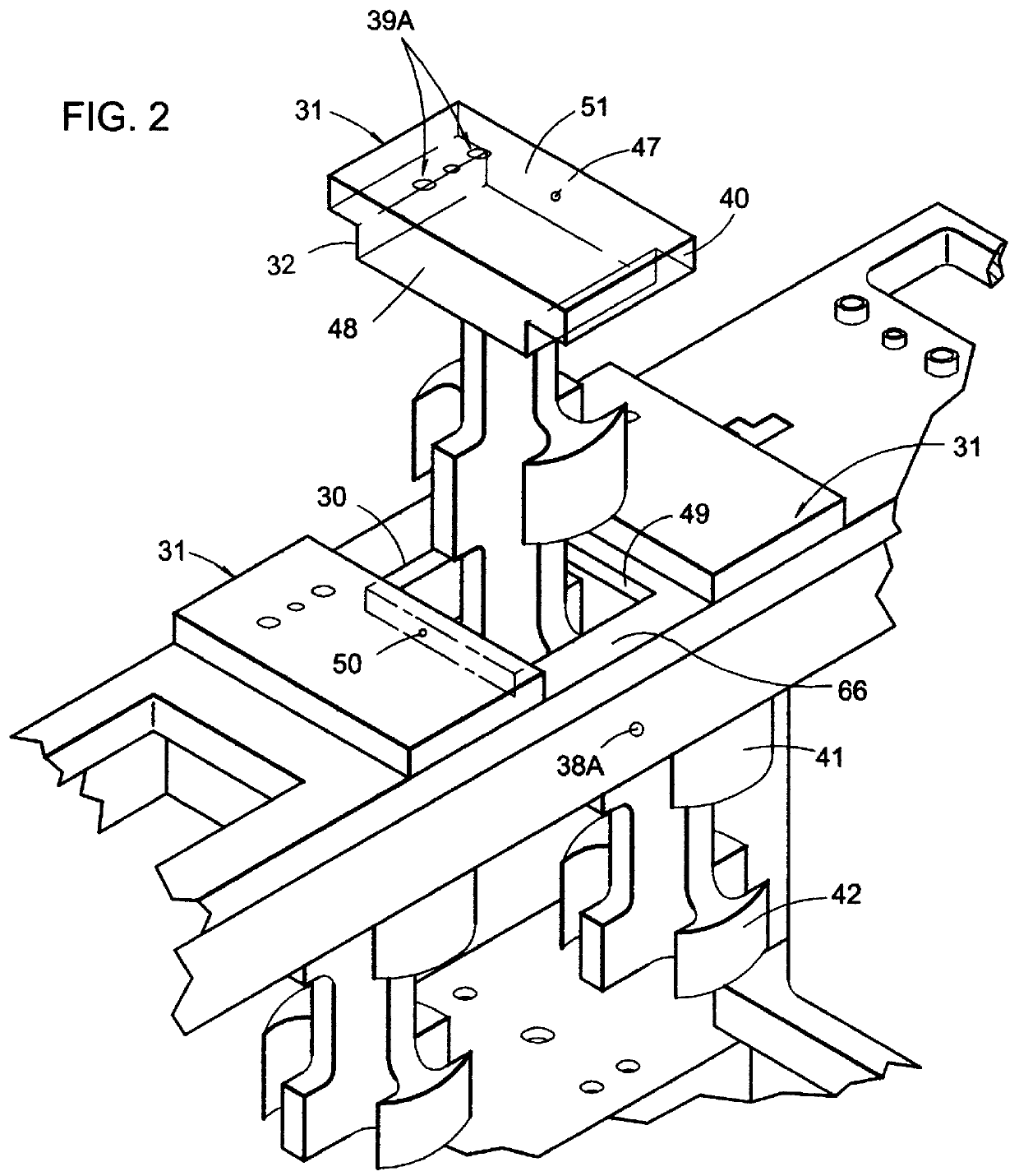 Aligning fixture for mold opening and closing mechanism