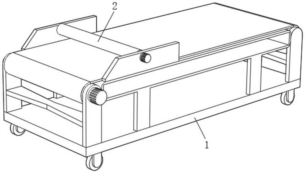 Rolling feeding equipment for refined cotton processing and use method of rolling feeding equipment