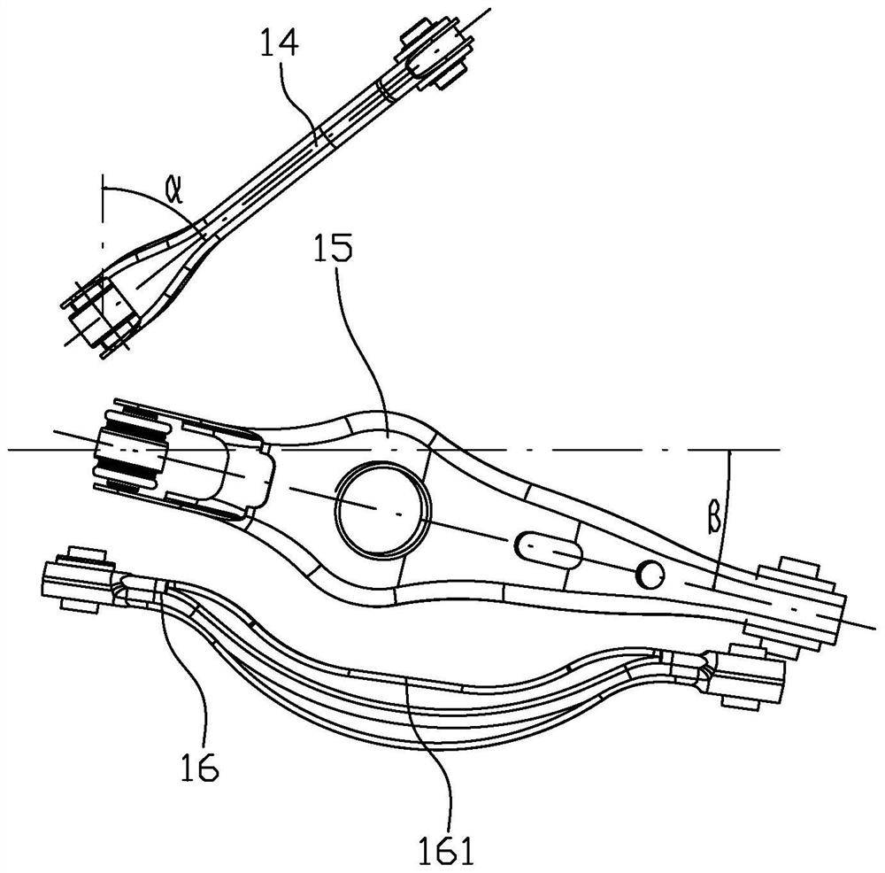 Five-link suspension system and vehicle