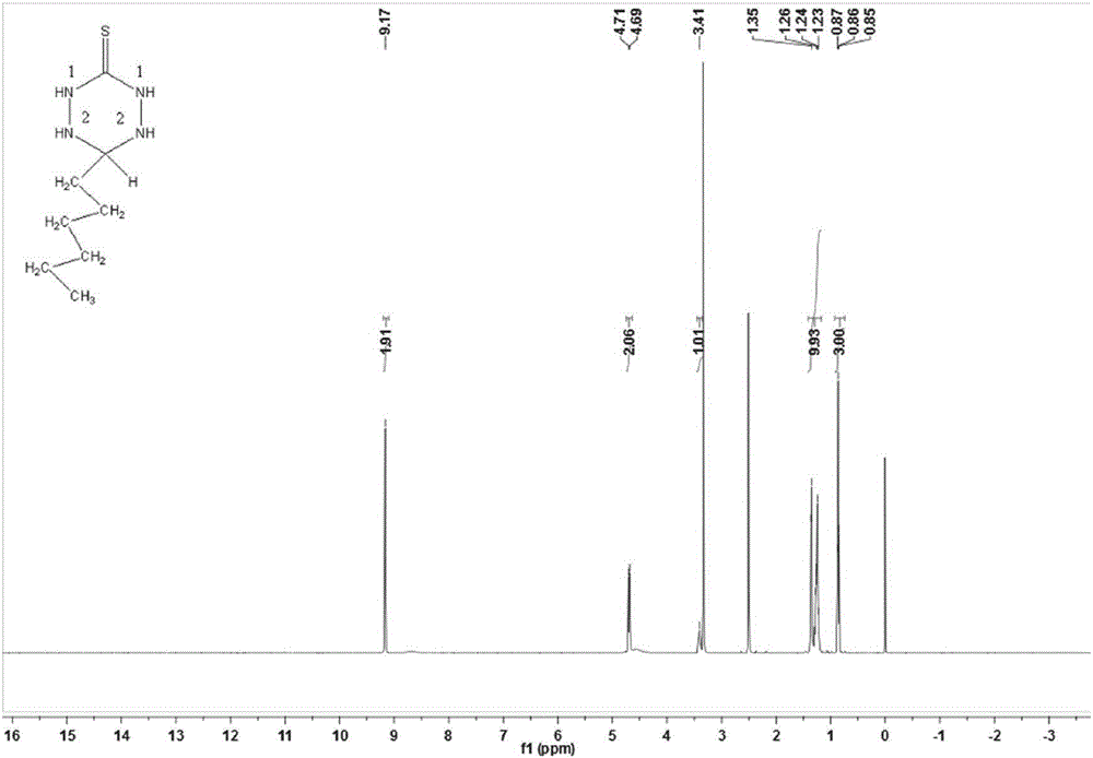 Application of 1,2,4,5-tetrazole-3-thioketone flotation collecting agent