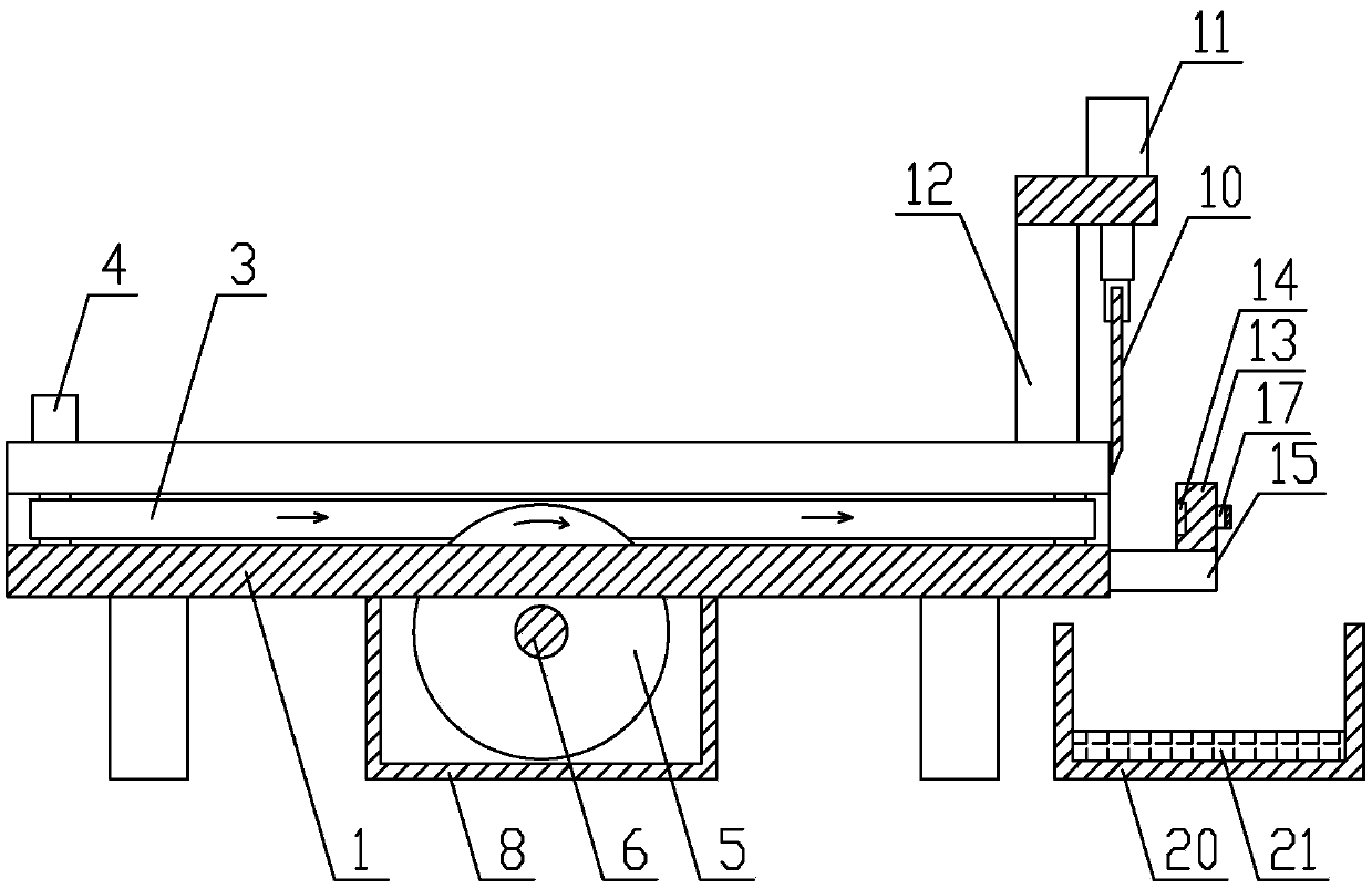 Circuit board cutting device